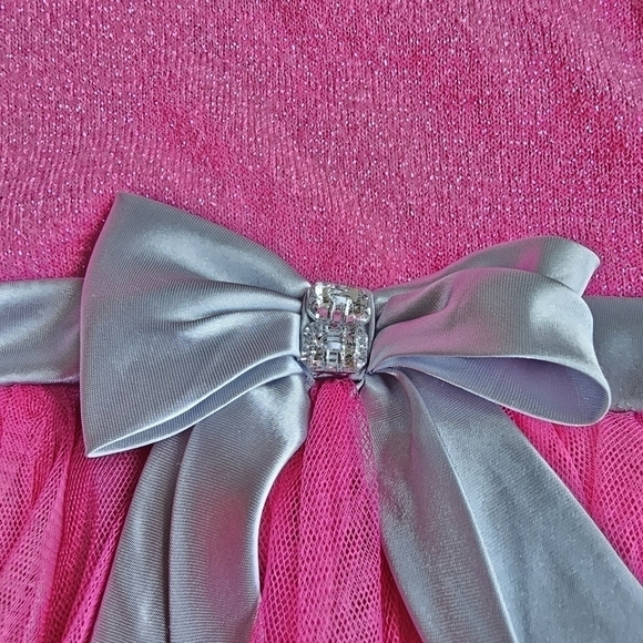Youngland Dress with Layered Tulle Skirt and Sparkle Knit Top, Size 3T - Picture 4 of 10